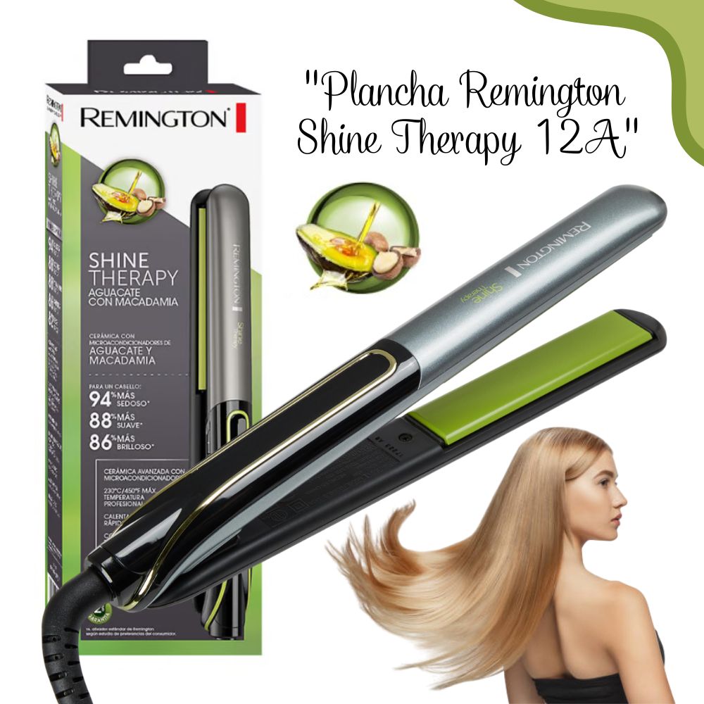Alisador De Cabello Remington Shine Therapy S12A