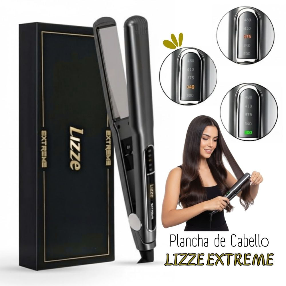 Plancha Alisadora de Cabello LIZZE EXTREME Profesional