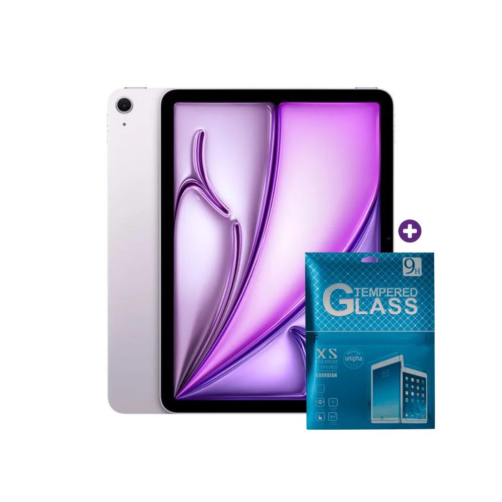 iPad Air 11 Pulgadas Chip M4 128 GB Wi-Fi iPad OS Purple -  Mica de Vidrio Templado.