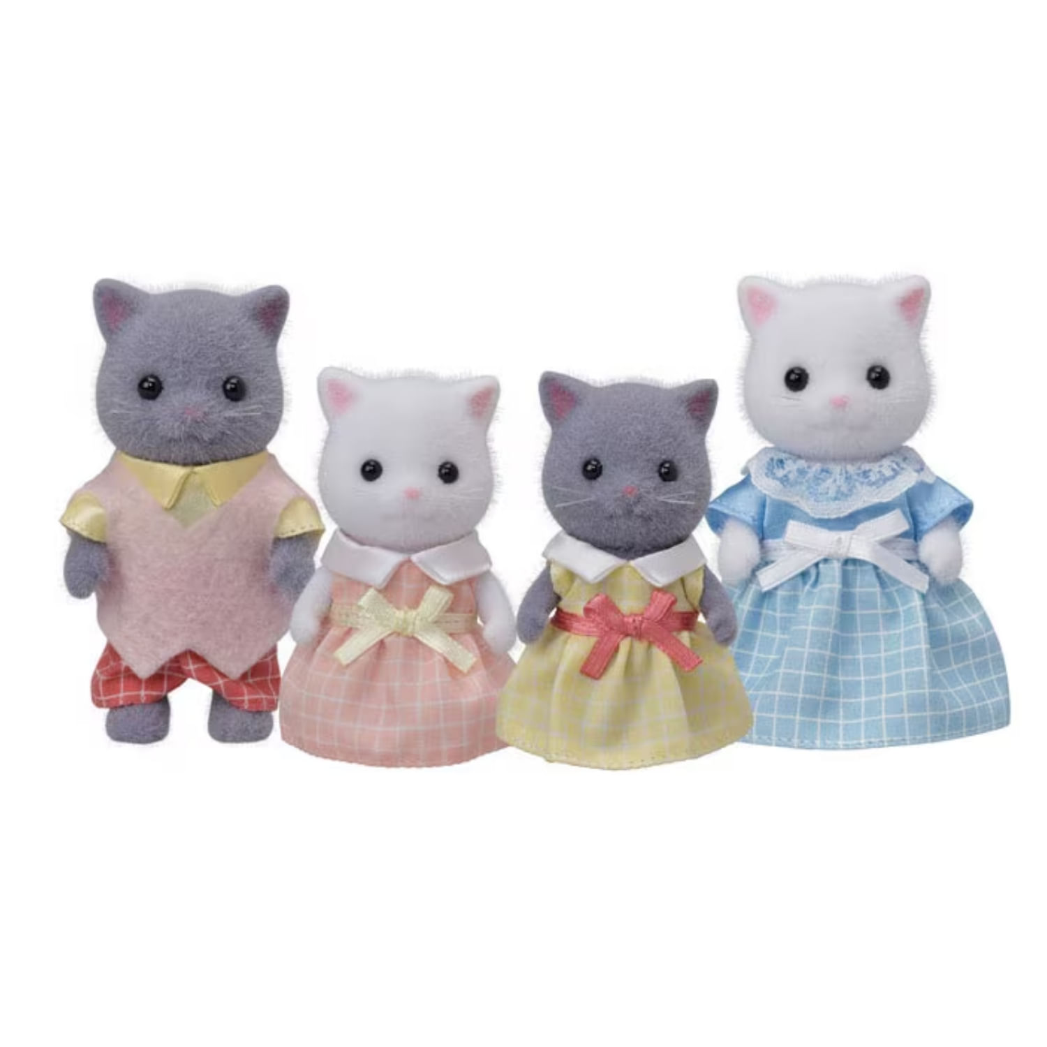 Set De Figuras Familia Gato Persa Sylvanian Families