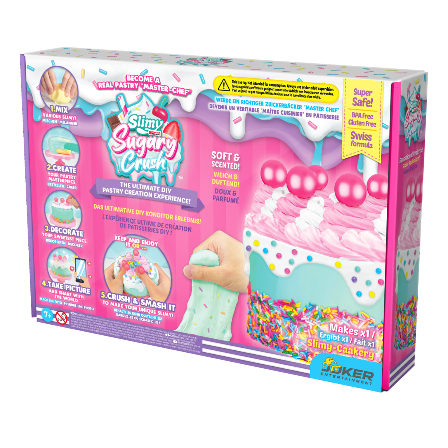 Set De Masas Slimy Pastel Surtido Joker