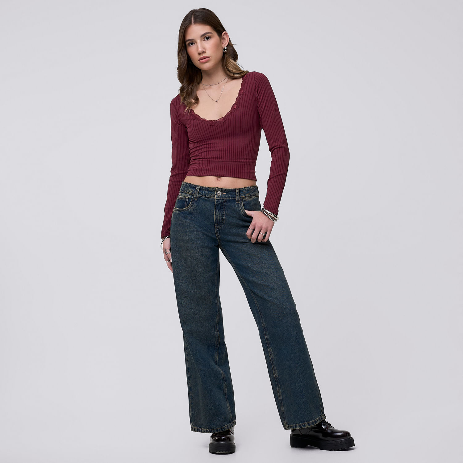 Jean Mujer Vintage Hypnotic Wide Leg