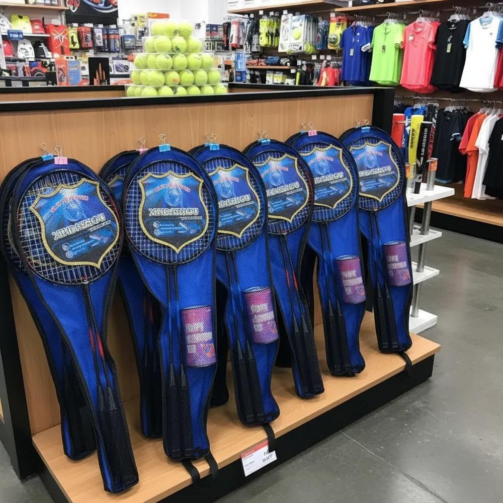Raqueta de badminton x3 pzas Azulino