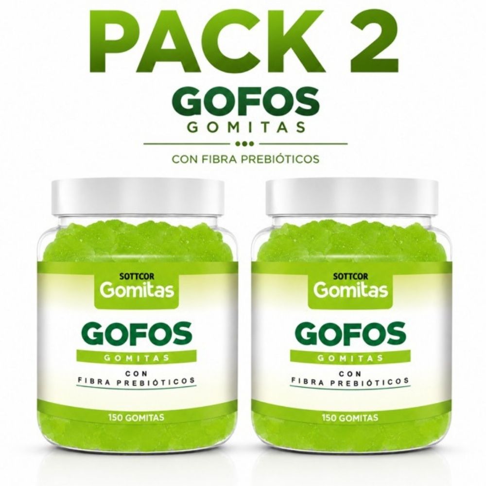 PACK 2 GOMITAS GOFOS PARA ADULTOS 300 GOMITAS SOTTCOR LABS
