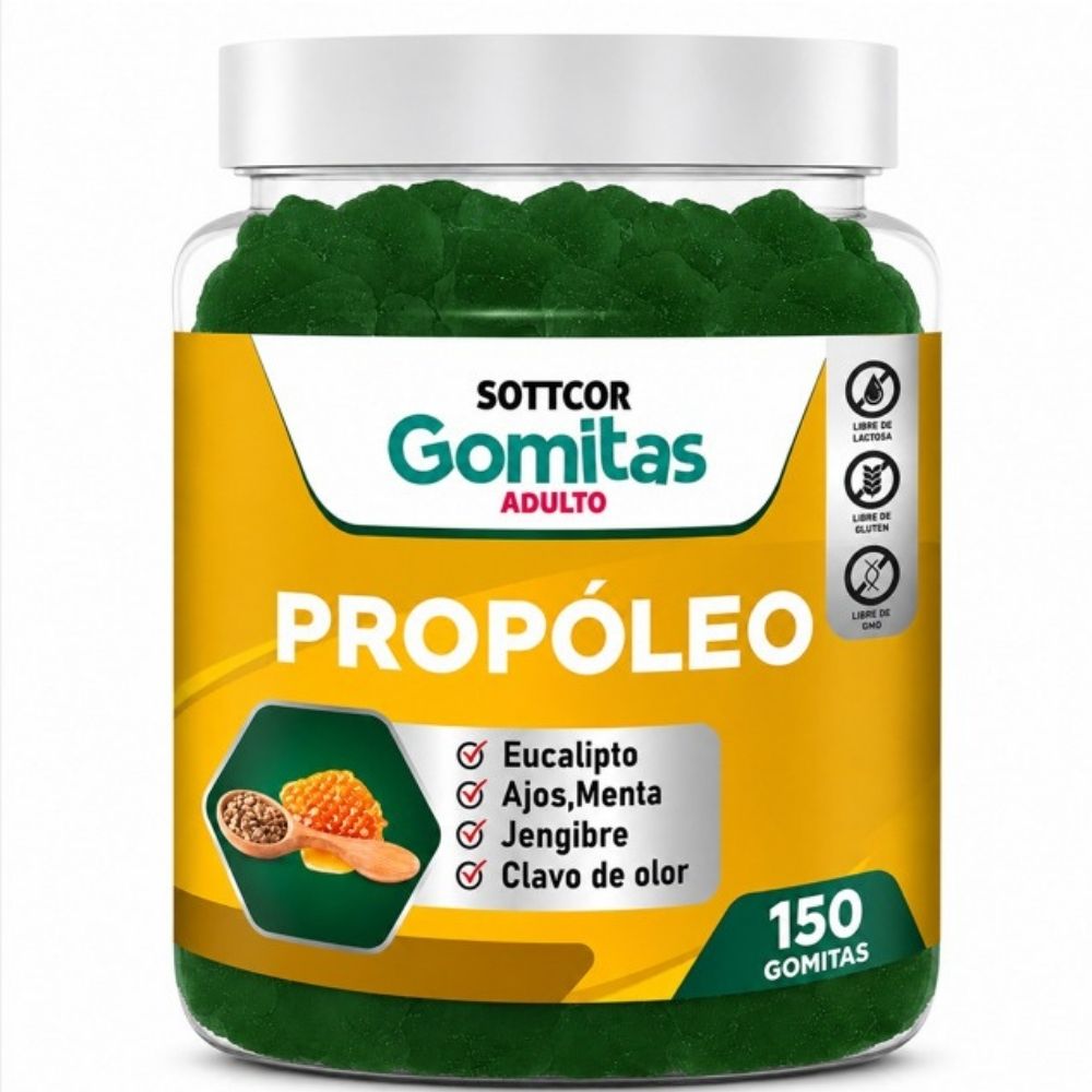 GOMITAS PROPÓLEO PARA ADULTOS 150 GOMITAS SOTTCOR LABS