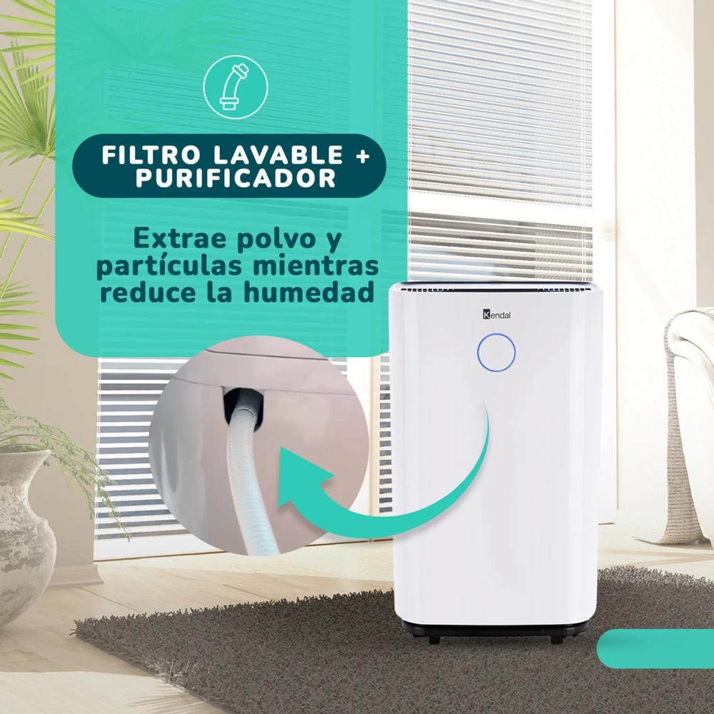 Deshumedecedor KENDAL 20 Lt Cobertura 30m2 Potencia 325W OL20-D025C