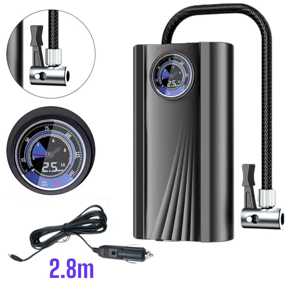Mini Inflador Eléctrico Portátil - Compresor de Aire 12V para Vehículos