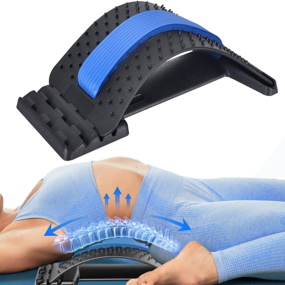 Estirador de Espalda Lumbar Multinivel - Masajeador de Columna y Corrector Postural