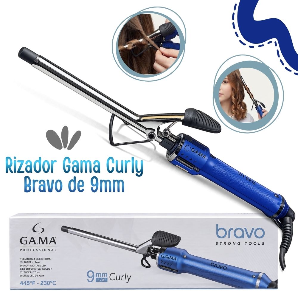 Rizador de Cabello Gama Curly Bravo de 9mm - BECCG0000000442