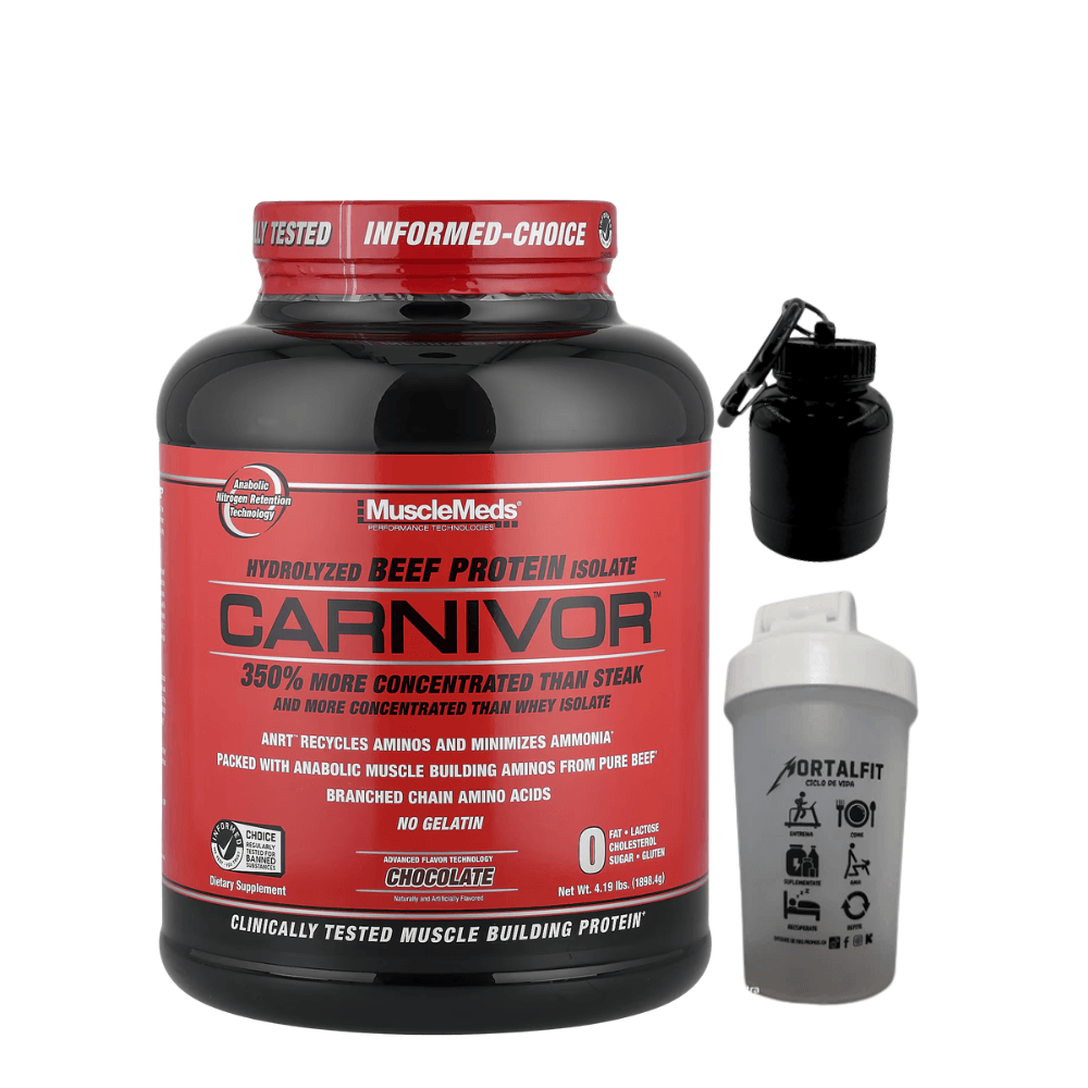 Carnivor Protein 419lbs - Chocolate - llavero - shaker