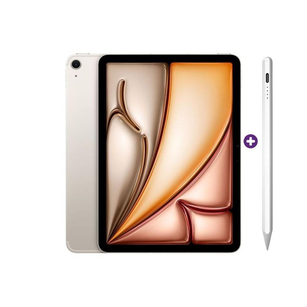iPad Air 11 Pulgadas Chip M4 128 GB Wi-Fi iPad OS Starlight con Pencil Universal