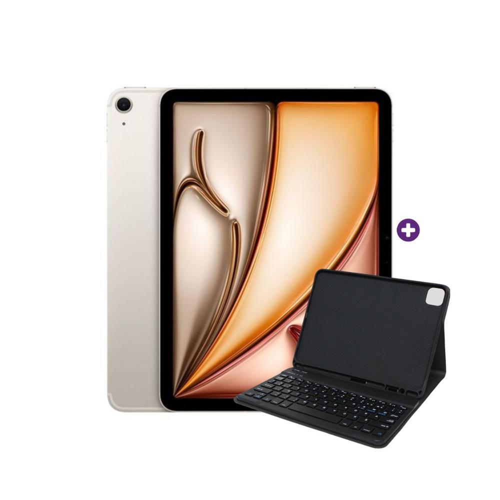 iPad Air 11 Pulgadas Chip M4 128 GB Wi-Fi iPad OS Starlight con Smart Keyboard Compatible