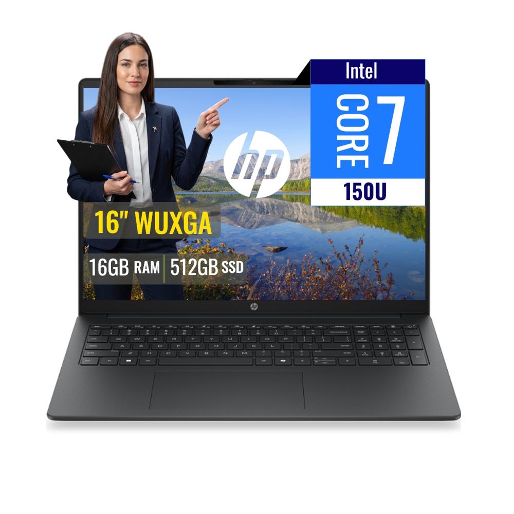 Laptop HP 200 G2i Intel Core 7 150U 16GB RAM DDR5 512GB 16 WUXGA FreeDOS D61M2LT