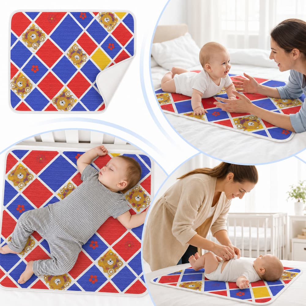 Mudador de Pañales para Niño 60x50 cm Diseño Infantil Surtido