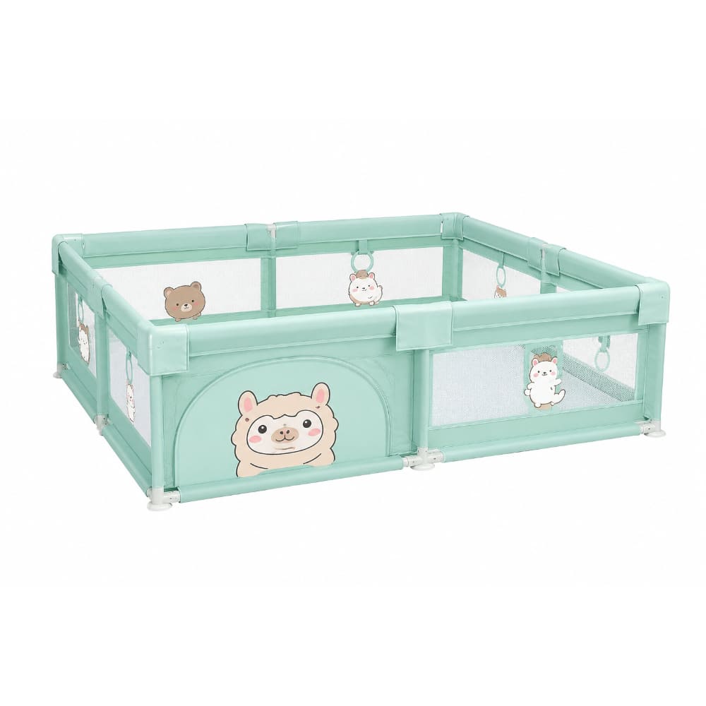 Corral Jaula Llama Verde Infantil 1.8m x 2m Niños Hogar L-2113