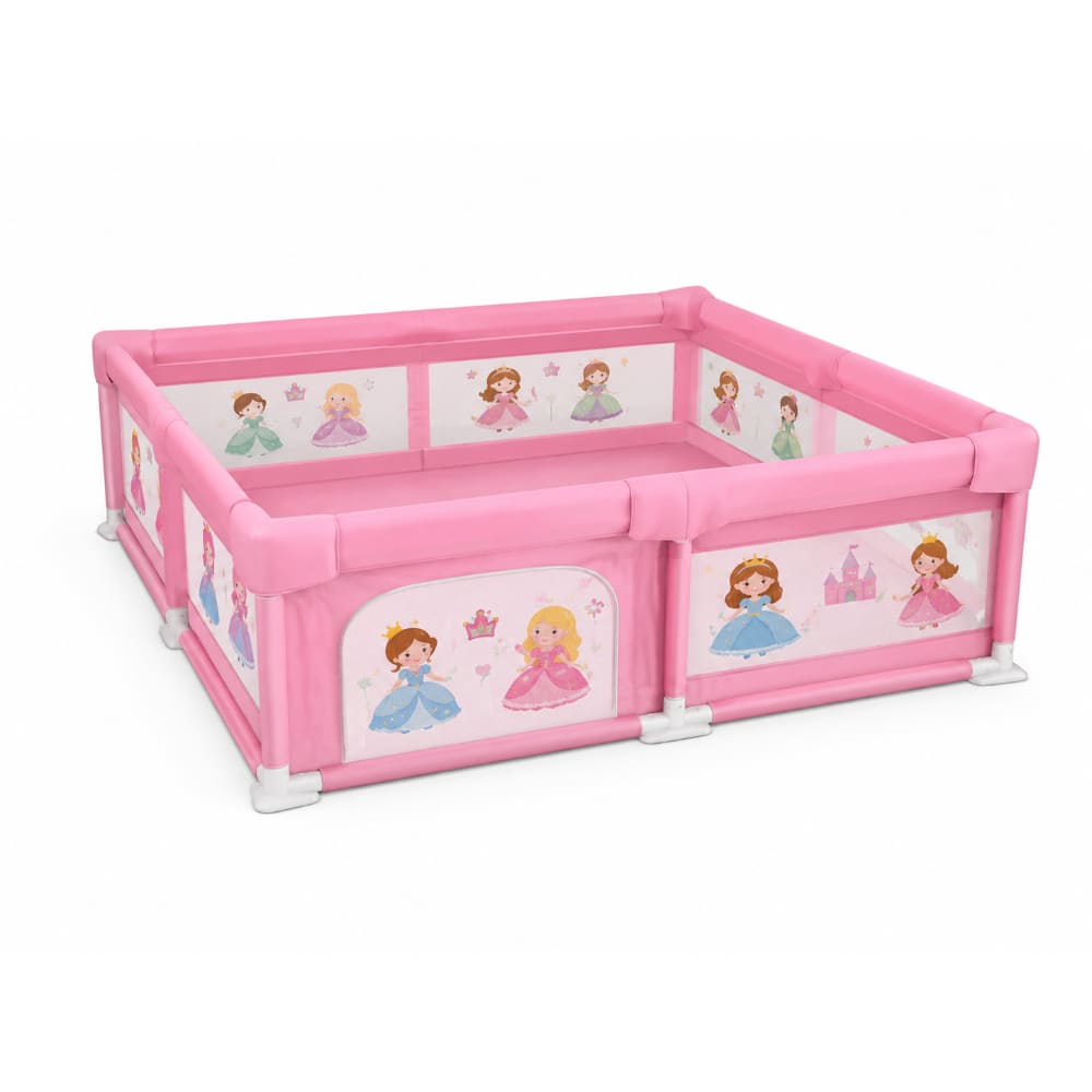 Corral Jaula Rosa Princesa Para Niñas Infantil 1,2 x 1,2m Niños Hogar L-2145