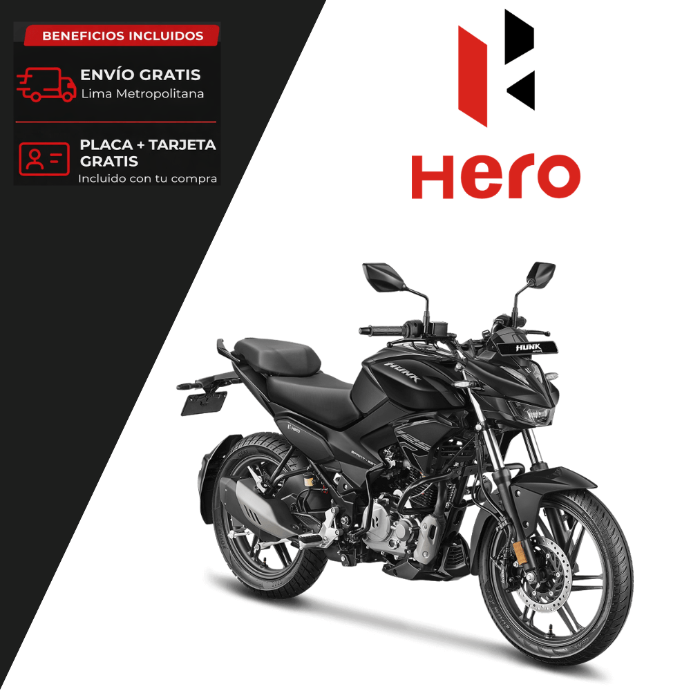 Motocicleta Hero Hunk 125r + incluye regalo y casco