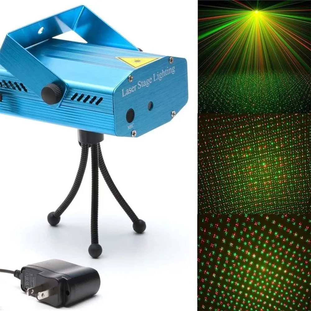Proyector Laser Verde Psicodélicas Audiorítmico Fiesta Disco