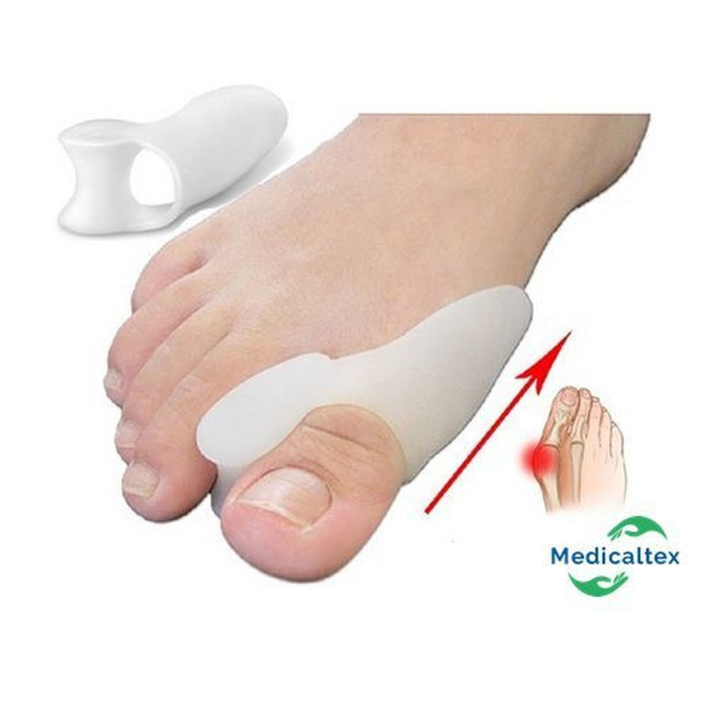 Gel Corrector De Silicona De Juanetes Con Separador De Dedos