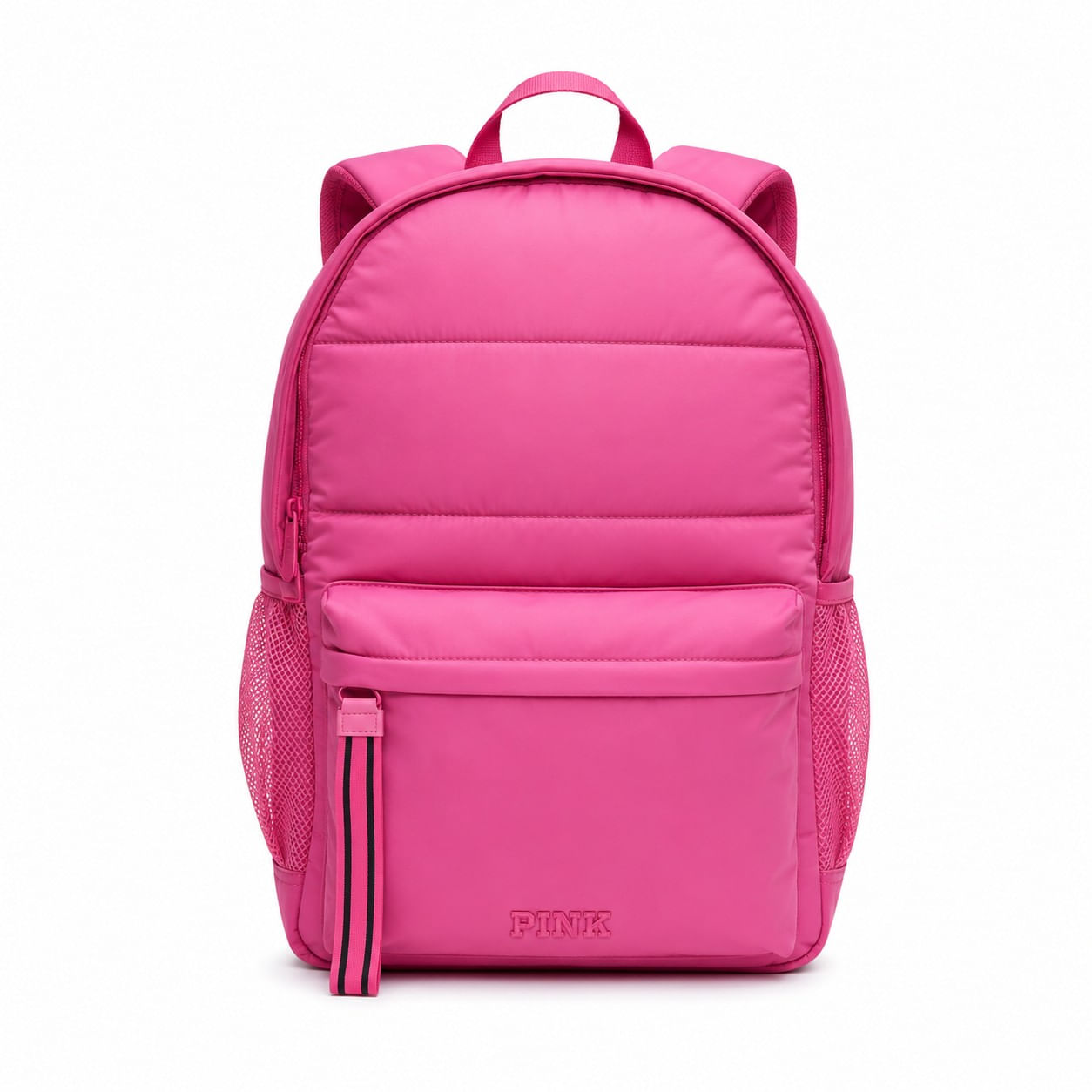 MOCHILA ESTILO PUFFER FUCSIA PINK VICTORIAS SECRET