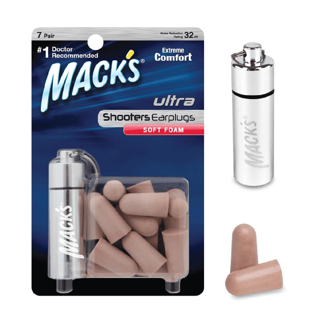 Tapón de Oídos para Ruidos Fuertes Herramientas Disparos Viajes Dormir. Reduce 32dB - NATURAL MACKS