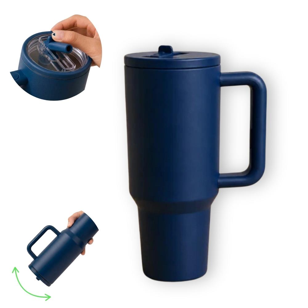 Vaso Tomatodo Térmico 1200 ml con Sorbete Paris Azul  136AZ09