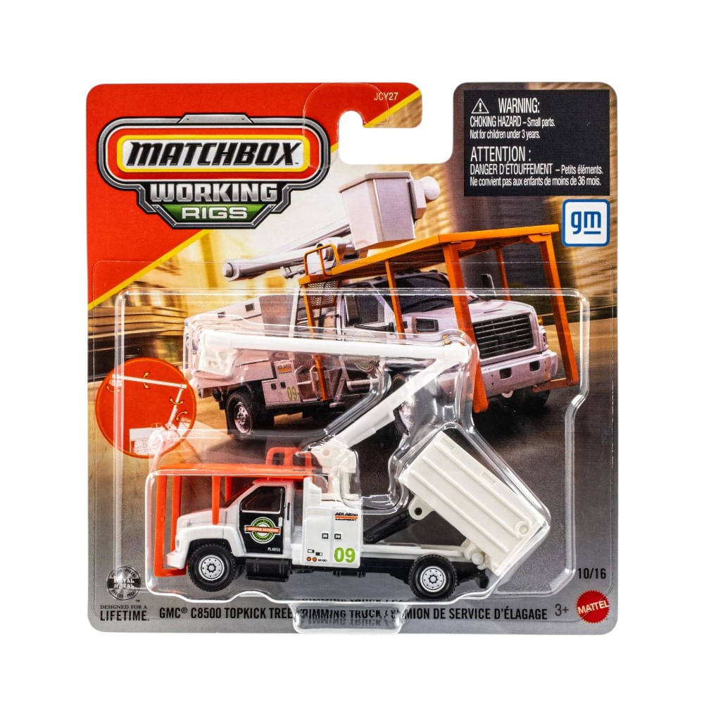 Matchbox Working Rigs GMC C8500 Topkick Tree Trimming Truck 1-64