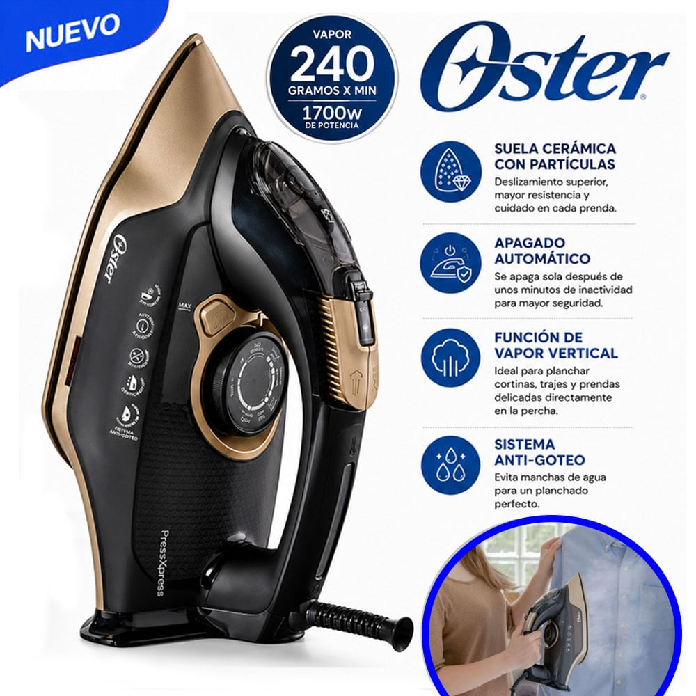 Plancha de vapor PRESSXPRESS GCSTPX9000B