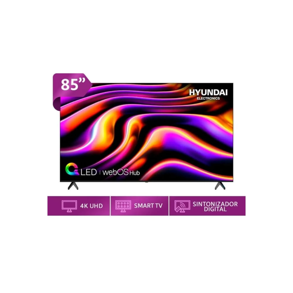 TV Hyundai 85 QLED 4K UHD Smart TV HYLED8502QW4KM