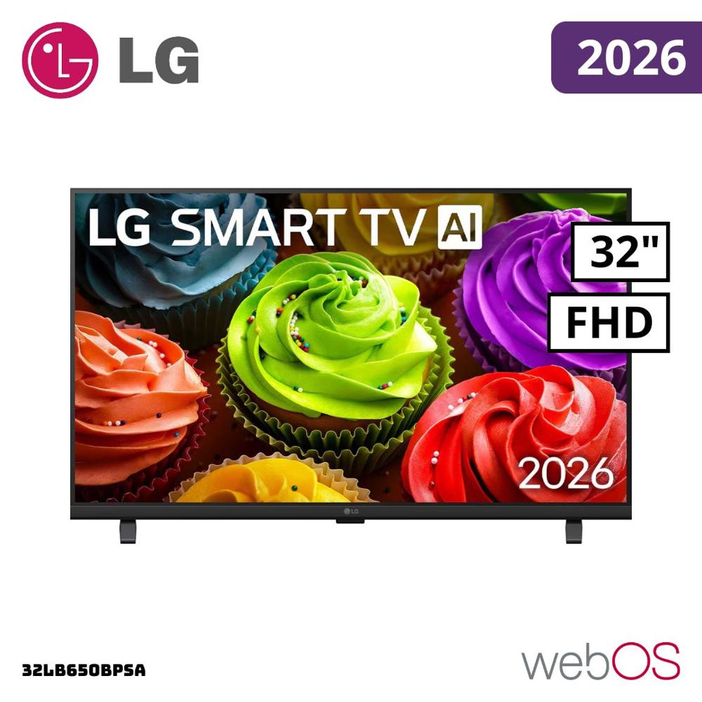 TELEVISOR LG 32 SMART TV WEBOS HUB FHD LED 2026 - 32LB650BPSA