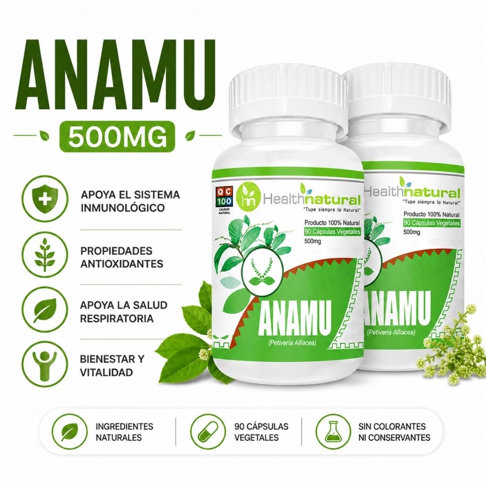 PACK 2 ANAMU HEALTHNATURAL 1000MG
