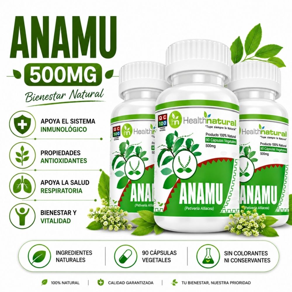 PACK 3 ANAMU HEALTHNATURAL 1500MG