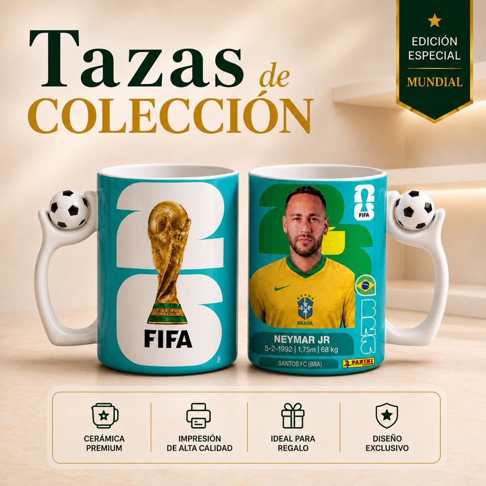 TAZA MUNDIAL NEYMAR  BRASIL