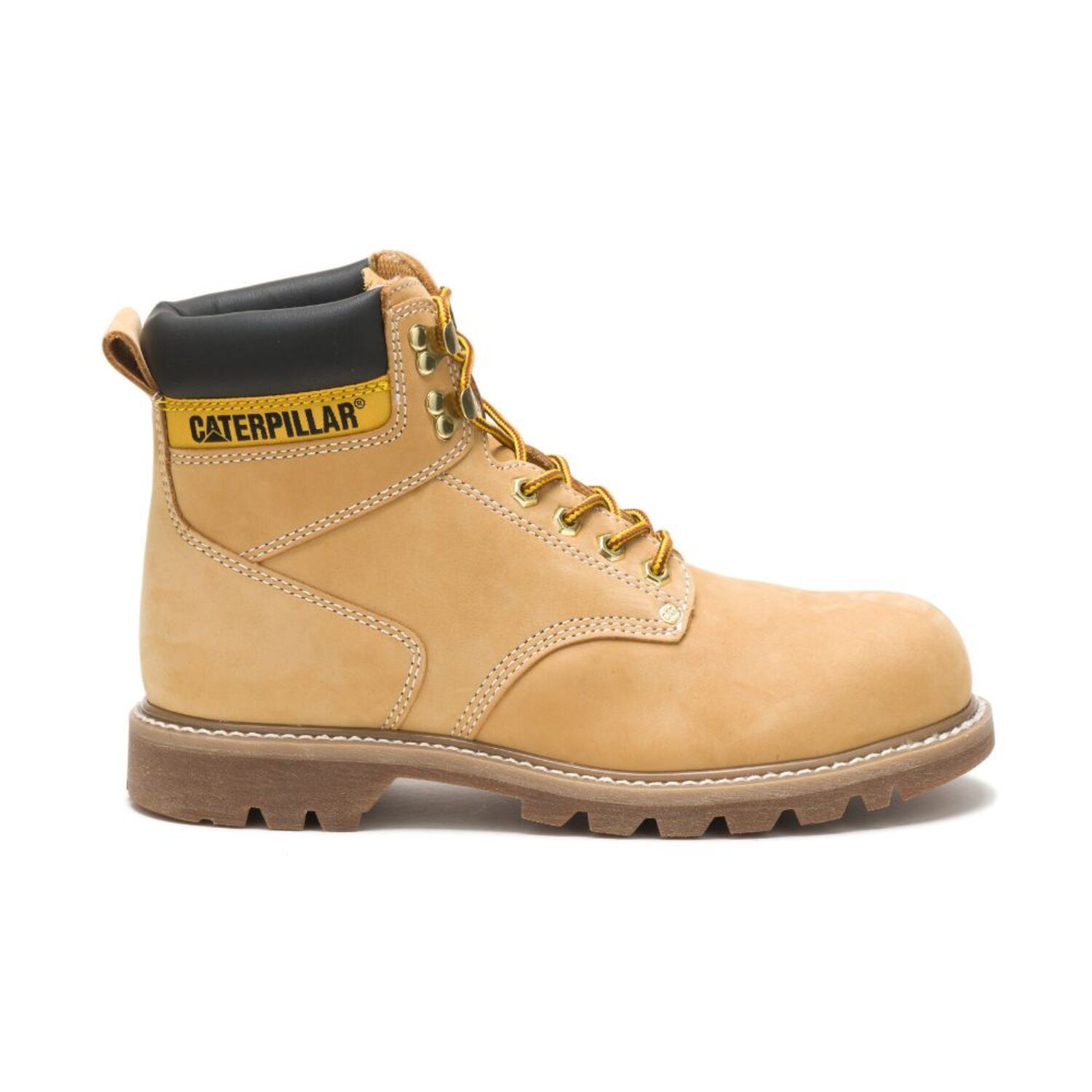 Botines Cat Para Mujer Second Shift St P89162 Camel 38.5