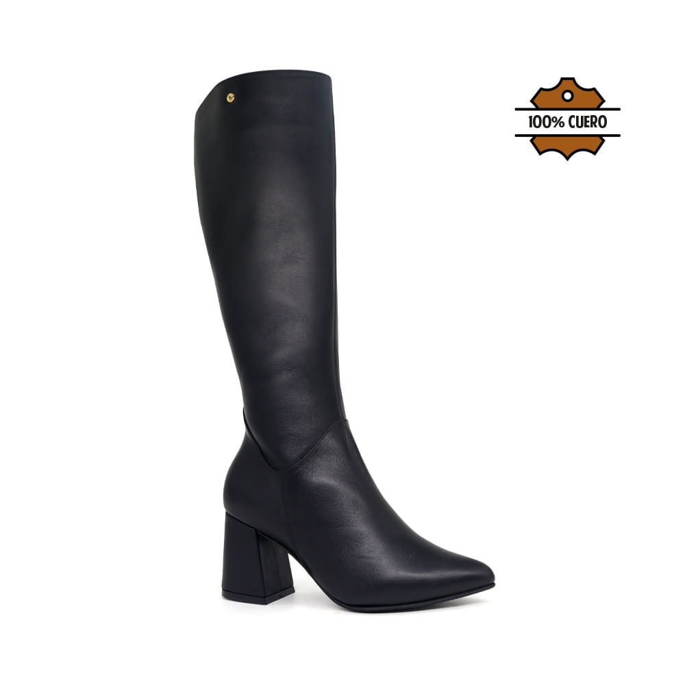 Botas Casuales Mujer Cuero Premiun 015-KA26Q3 Negro 36