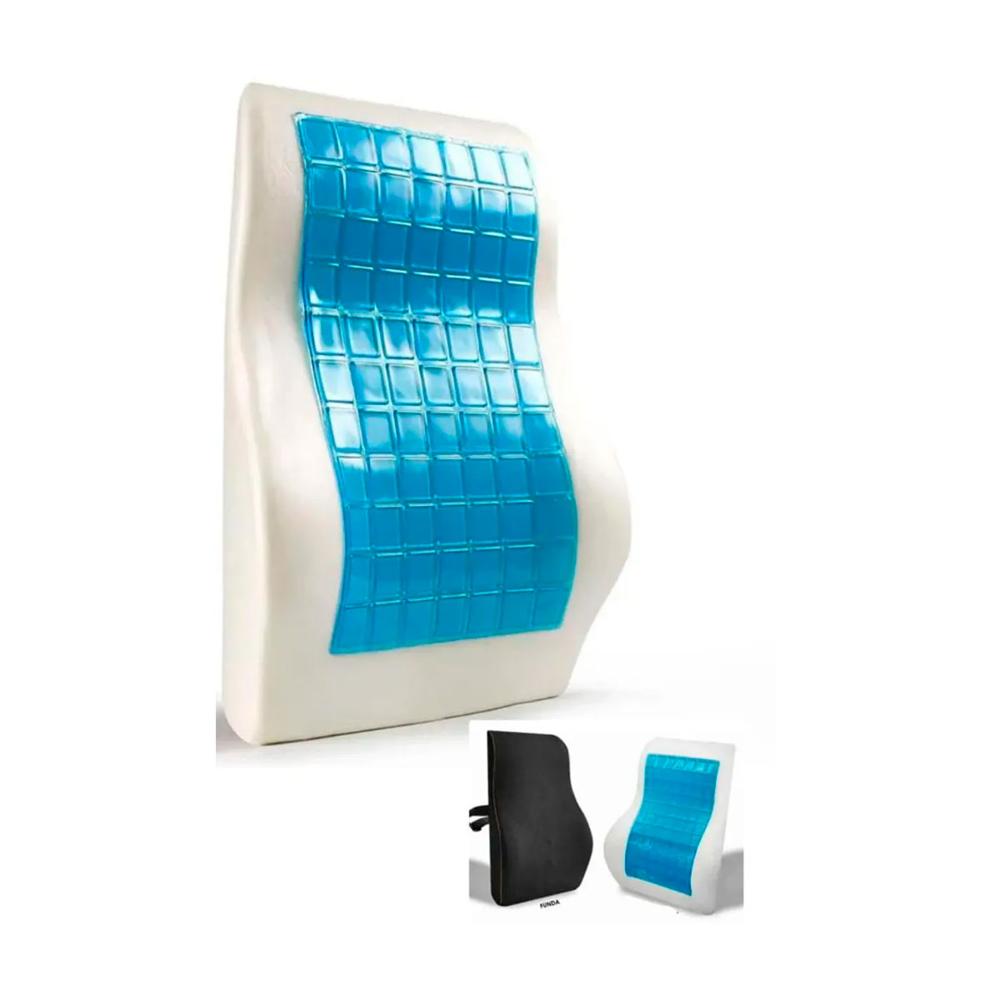 Cojín Lumbar Ergonómico de Gel para Asiento