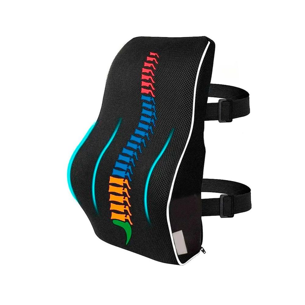 Cojín Lumbar Ergonómico de Gel para Asiento