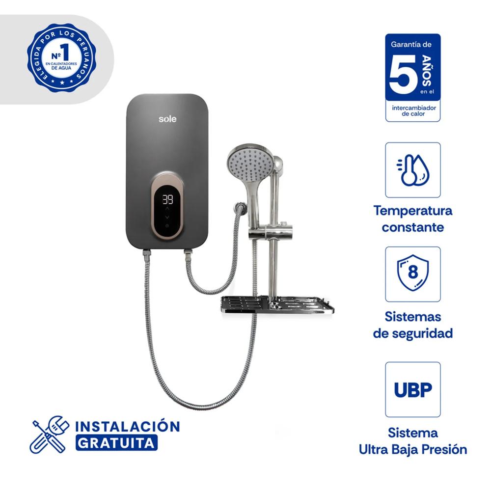 Rapiducha Sole Prime Temp-pro 5500w Con Accesorios