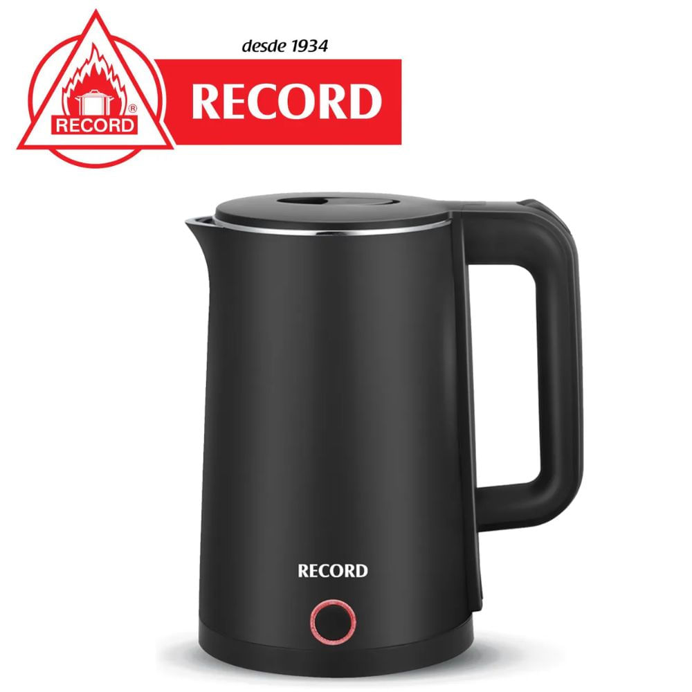 Hervidor  Record  2106100060 1.8L cierre Ultra-lock en tapa Negro