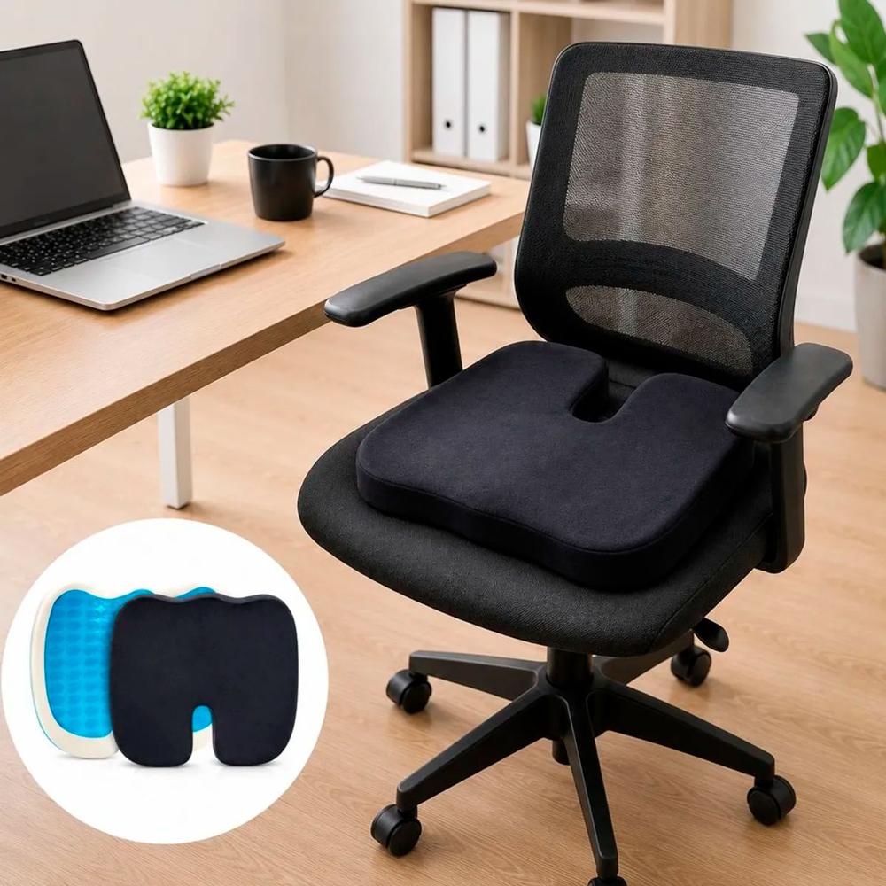 Cojín de Gel para Asiento con Soporte y Comodidad