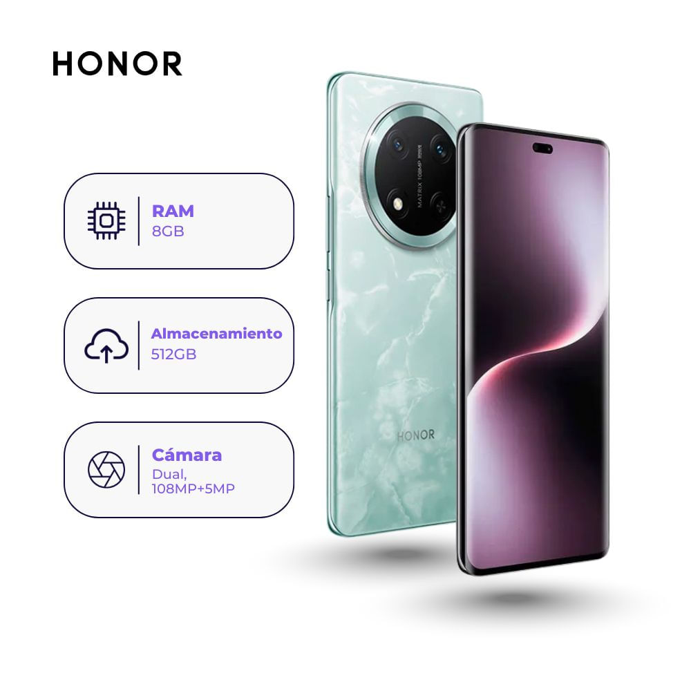 Honor Magic 7 Lite 512GB 8GB Ram Color Jade cyan
