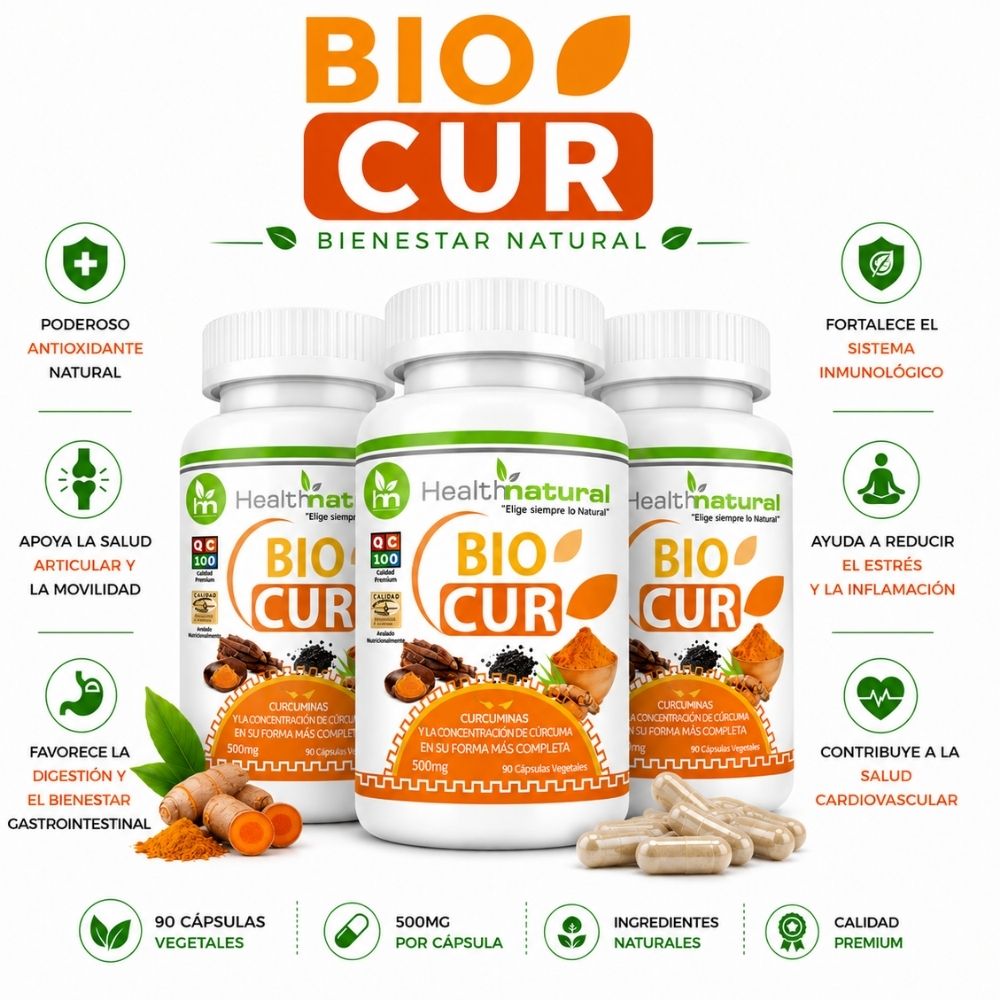PACK 3 BIOCUR HEALTHNATURAL 1500MG