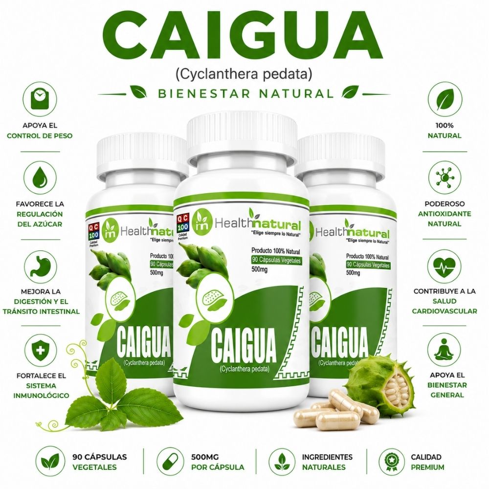 PACK 3 CAIGUA HEALTHNATURAL 1500MG