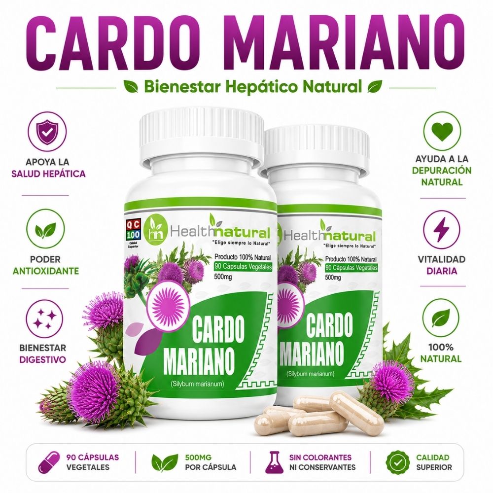 PACK 2 CARDO MARIANO HEALTHNATURAL 1000MG