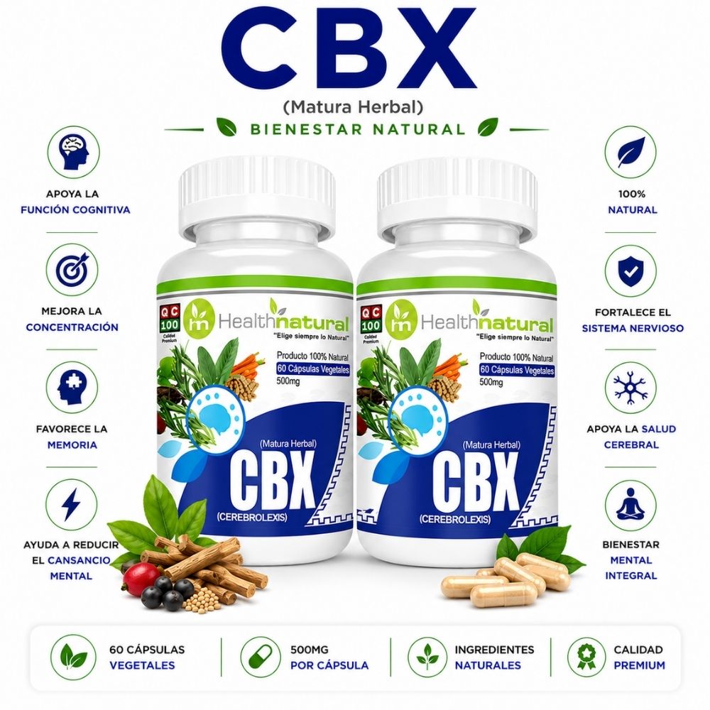 PACK 2 CEREBROLEXS CBX  HEALTHNATURAL 1000MG