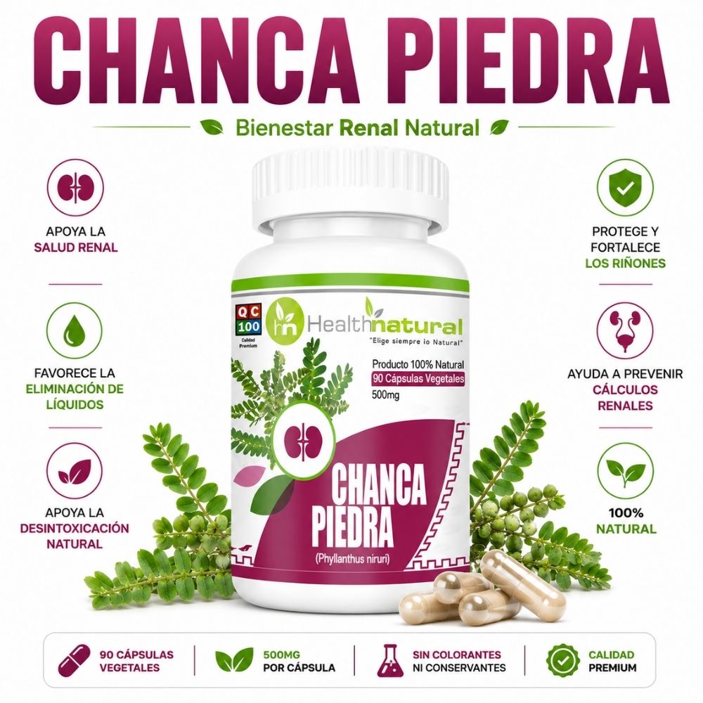 CHANCA PIEDRA HEALTHNATURAL 500MG