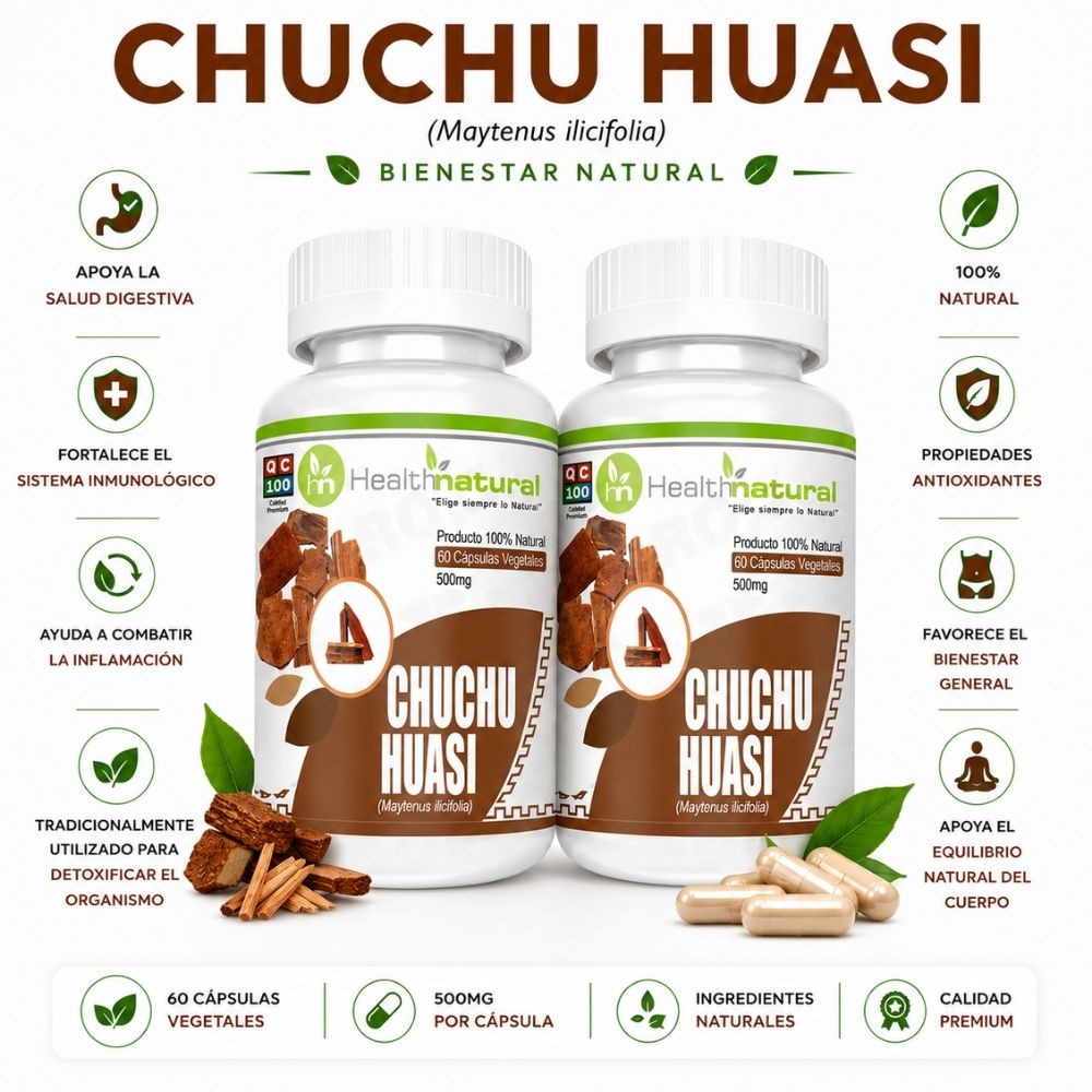 PACK 2 CHUCHUHUASI HEALTHNATURAL 1000MG