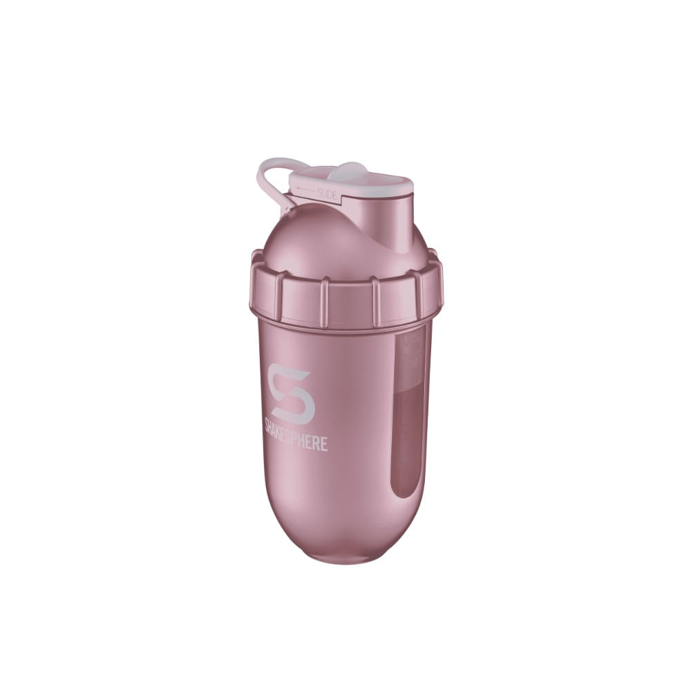 Shaker Bottle Shakesphere Tumbler, View, Rose Gold/clear Window Shakesphere Tumbler, View, Rose Gold/clear Window