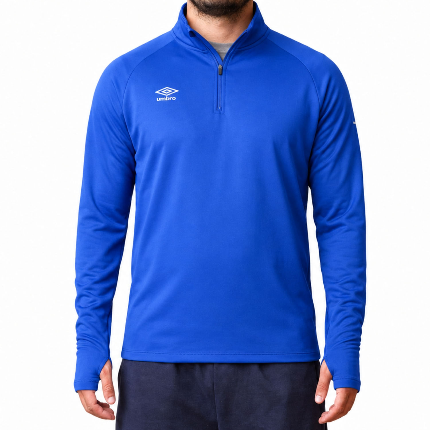 Polera Deportiva Umbro Azul Hombre 56117u-71n M