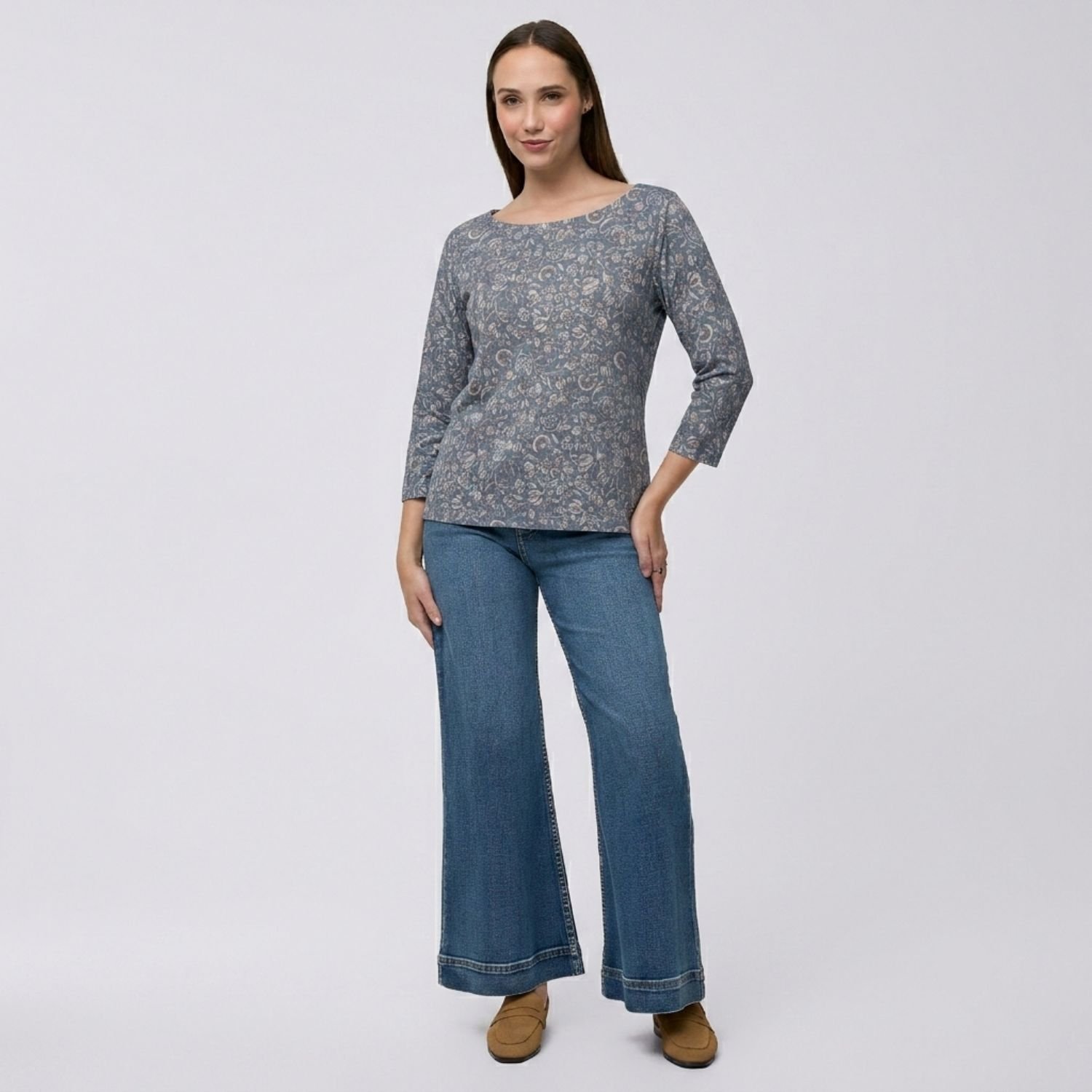 Polo Mujer Oval Madison Manga 3/4 Combo1 Xl